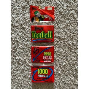 Topps 1990 Football SEALED rack pack